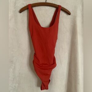 Women’s Andie Vibrant Red-Orange Swimsuit
